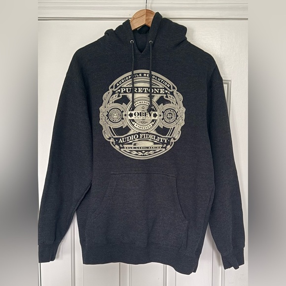 Obey Hoodie – Puretone Audio Fidelity Graphic Pullover – Size M - Picture 8 of 11